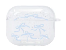 Чохол Shell blue bow + beads AirPods Pro 3 blue - 1