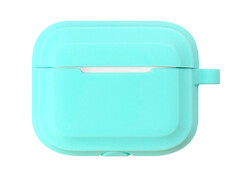 Чохол для AirPods Pro Silicone Matte Case with strap mint - 1