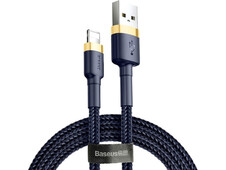 Кабель Baseus Cafule Lightning 1.5A (2m) blue/gold - 1