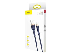 Кабель Baseus Cafule Lightning 1.5A (2m) blue/gold - 8