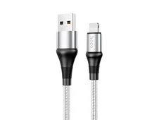 Кабель HOCO X50 Lightning 2.4A (1m) gray - 1
