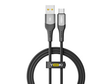Кабель YOKI Solid SO15 Type-C 3A (2m) black - 1