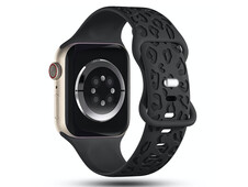 Engraving Silicone 42(ser.1-3)/44/45/46/49mm leopard skin black - 3