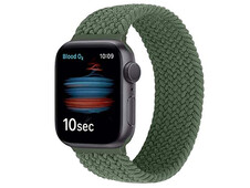 Оплетённый соломенный ремешок L (155 мм) для Apple Watch 38/40/41/42 мм (сер.10) хаки - 2