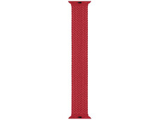 Заплетенный Solo Cloth M (145 мм) для Apple Watch 38/40/41/42 мм (сер. 10) красный - 1