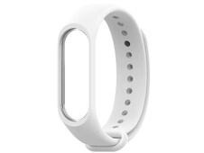 Ремінець силікон Mi Band 3/4 white - 1