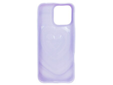 Накладка 3D Heart Glow Case iPhone 15 Pro new lavander - 2