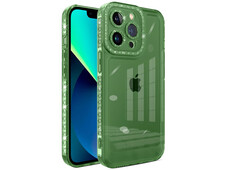 Силікон Starfall Clear iPhone 14 Pro Max green - 1