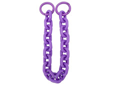 Силікон Morandi 3D Flowers with bracelet iPhone 15 Pro Max violet - 2