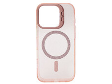 Накладка Crystalshine Bracket Protection MagSafe iPhone 16 Pro Max pink - 1