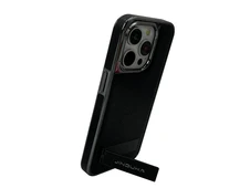 Накладка Jinduka Metal Frame Leather Case iPhone 15 Pro black - 2