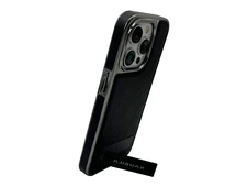 Накладка R.Mbmax Metal Frame Leather Case iPhone 15 Pro black - 2