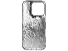 Накладка Paint Stroke Hearts iPhone 14 Pro silver - 2