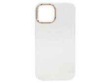 Накладка Shine Gold Frame iPhone 15 clear - 2