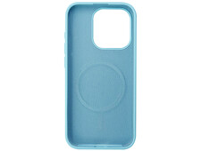 Case soft touch "NO LOGO" MagSafe низ iP 15 Pro (45) sky blue - 2