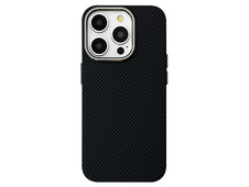 Накладка Elite Carbonique MagSafe Metal Frame iPhone 14 Pro black - 1