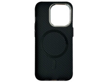 Накладка Elite Carbonique MagSafe Metal Frame iPhone 14 Pro black - 3