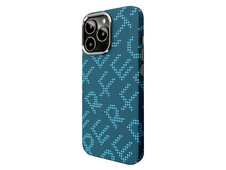 Накладка Elite Carbonique MagSafe Metal Frame iPhone 16 Pro blue perfect - 2