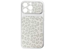 Накладка Leopard Look iPhone 16 Pro Max silver - 1