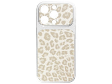Накладка Leopard Look iPhone 16 Pro Max beige - 1