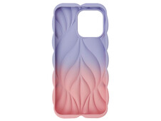 Накладка TPU Leaf iPhone 16 Pro Max lilac/pink - 2