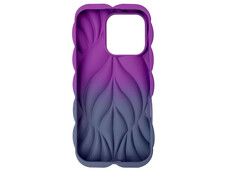 Накладка TPU Leaf iPhone 16 Pro violet/grey - 2