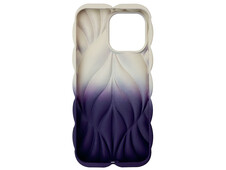 Накладка TPU Leaf iPhone 16 Pro Max white/purple - 2