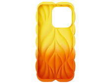 Накладка TPU Leaf iPhone 16 Pro Max yellow/orange - 2