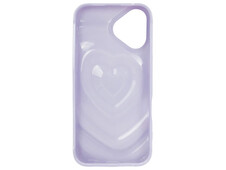 Накладка 3D Heart Glow Case iPhone 16 new lavander - 2