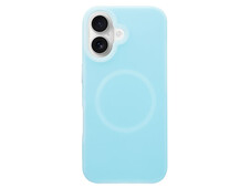 Case soft touch Silicone Full MagSafe низ iPhone 16 light blue - 1