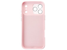 Накладка Silicone Glass Aromatherapy MagSafe iPhone 17 Pro pink - 2
