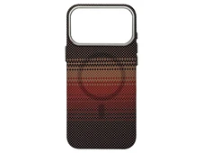 Накладка Elite Carbonique Metal Frame iPhone 17 Pro red/black/beige/brown - 1
