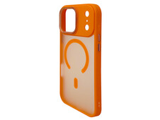 Shadow Matt Metal Buttons Corrugated MagSafe iPhone 17 Pro Max orange - 2