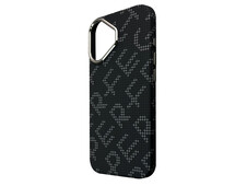 Накладка Elite Carbonique MagSafe Metal Frame iPhone 17 black perfect - 2