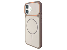 Накладка Matte Sprit Line MagSafe iPhone 17 brown - 2