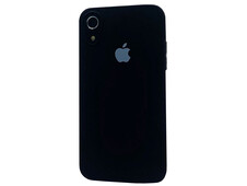 Case soft touch Square Camera iP Xr (18) black - 1