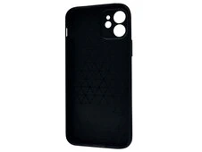 Накладка Leather Weaving iPhone 12 black - 2