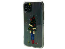 Накладка Hologram iPhone 11 Pro Max Christmas tree - 1
