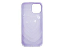 Накладка 3D Heart Glow Case iPhone 15 new lavander - 2