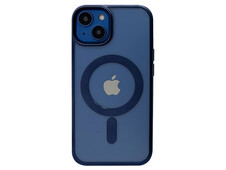 Накладка Metallic Paint MagSafe iPhone 13/14  blue - 1