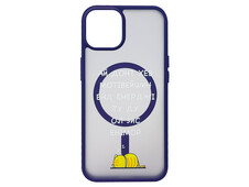 Shadow Matt Metal Buttons MagSafe Motivation iPhone 13/14 deep purple - 2