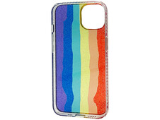 Накладка Shiny Sand Protect iPhone 13 Pro Max red/blue - 2