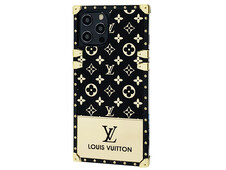 Louis Vuitton Logo iPhone 13 Pro brown - 1