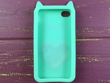 3D CAT&#039;S Love iPhone 4 Mint - 2