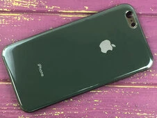 TPU+силікон iPhone 6+ Dark Green - 3