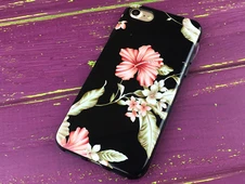 Принты Джон Лилии на черном iPhone7 - 4