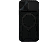 Протиуд Protective Stand iPhone 16+ black - 1