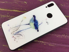 TPU+Glass Honor 8X Blue Poppy - 3