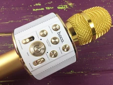 Мікрофон Hoco BK3 Cool Sound gold - 2