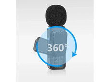 Петличний мікрофон Wireless Boya V1 Lightning black - 4